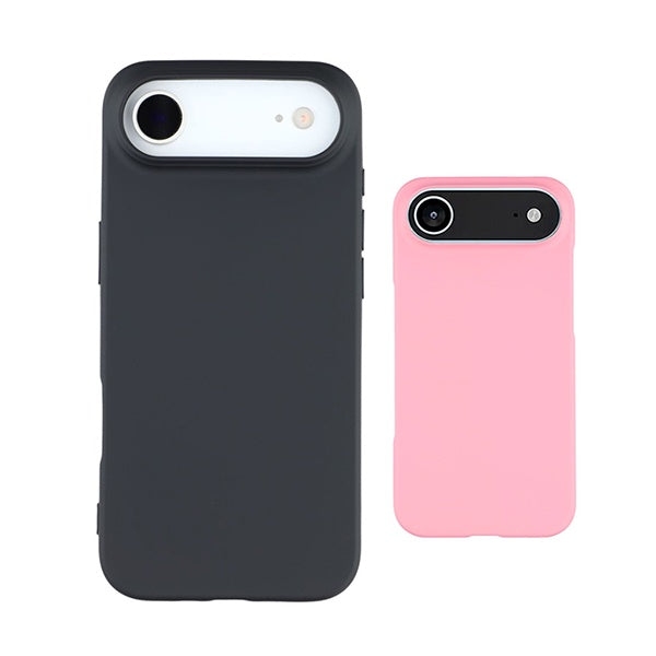 Kit 2x Capa Proteção Silicone GIFT4ME Para Apple iPhone 17 Air - Preto / Rosa