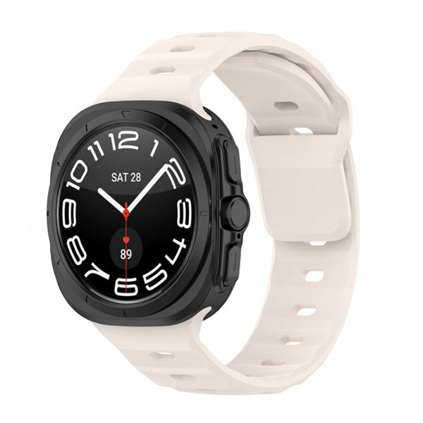 Bracelete Silicone Gift4Me Para Samsung Galaxy Watch Ultra - 47mm - Creme
