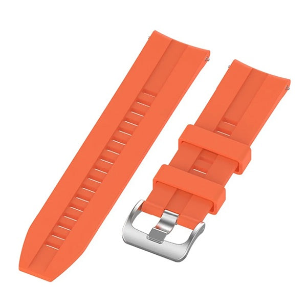 Bracelete Silicone Com Fivela GIFT4ME Para Coros Apex 2 - Laranja