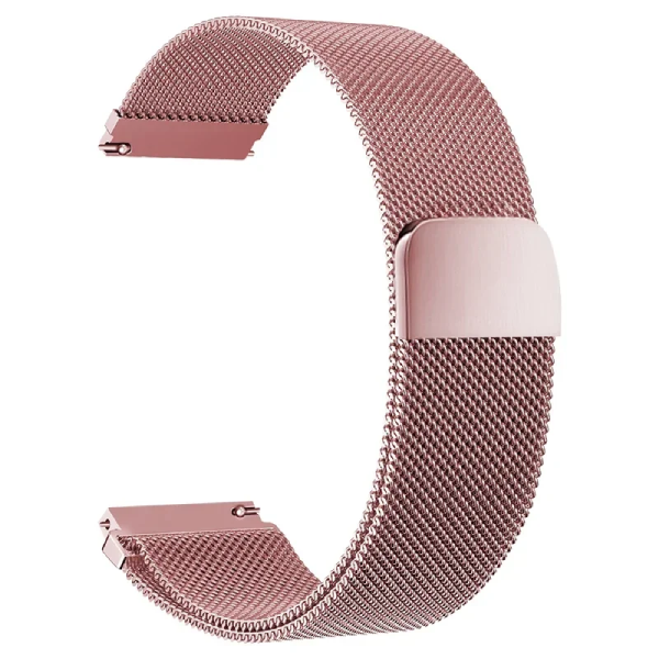 Bracelete Milanese Com Fecho Magnético GIFT4ME Para Amazfit Balance 2 - Rosa Claro