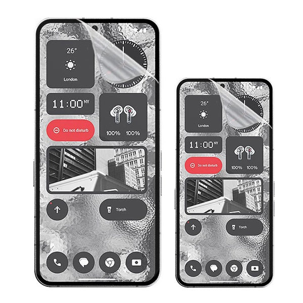 Kit 2 Películas Protectoras de Hydrogel Frente GIFT4ME Para Nothing Phone 3 - Transparente