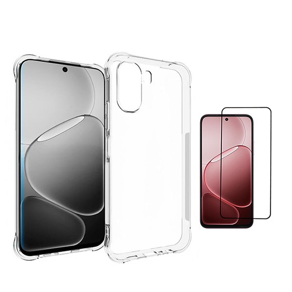 Kit Capa Super Proteção + Película de Vidro Temperado Gorilasglass GIFT4ME Para Oppo A6x - Transparente