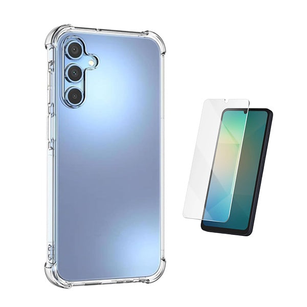 Kit Capa Super Proteção + Película de Vidro Temperado GIFT4ME Para Samsung Galaxy A17 - Transparente