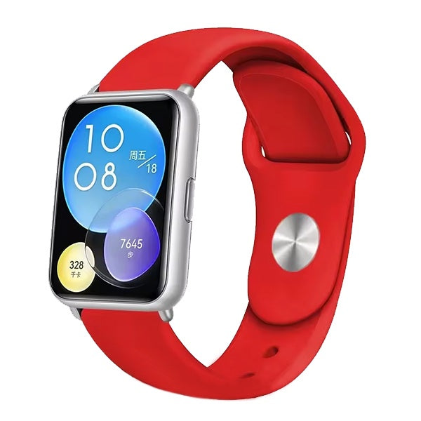 Bracelete Silicone Gift4Me Para Huawei Watch Fit Special Edition - Vermelho