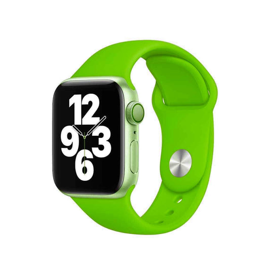 Bracelete Silicone GIFT4ME Compativel Com Apple Watch Series 10 - 46mm - Verde Alface