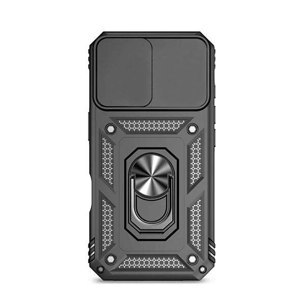 Capa de Proteção Militar Magnética Janela Deslizante GIFT4ME Compativel Com Apple iPhone 16 - Preto