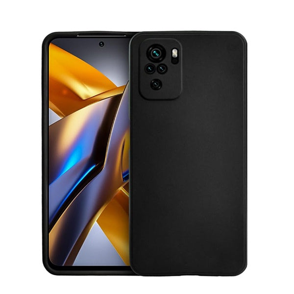 Capa Proteção Silicone Gift4Me Para Xiaomi Poco M5s - Preto