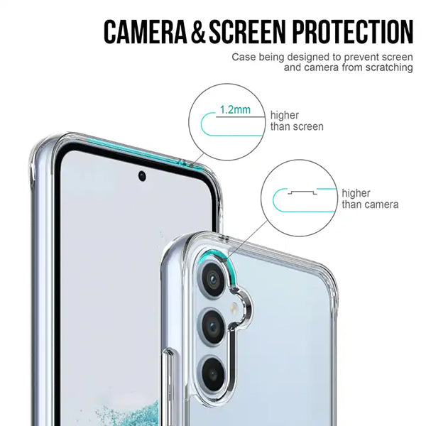 Kit Capa Super Proteção + Película de Vidro Temperado Gorilasglass GIFT4ME Para Samsung Galaxy A17 - Transparente