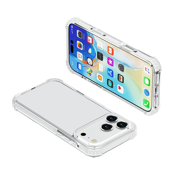 Kit Capa Traseira Super Proteção + Película de Hydrogel Frente Transparente GIFT4ME Para Apple iPhone 17 Pro - Transparente