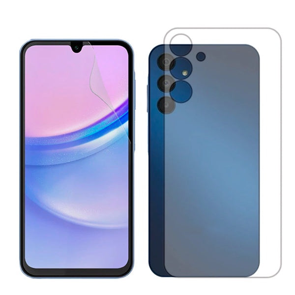 Kit Película Protectora de Hydrogel Frente e Verso Gift4Me Para Samsung Galaxy A16 - Transparente