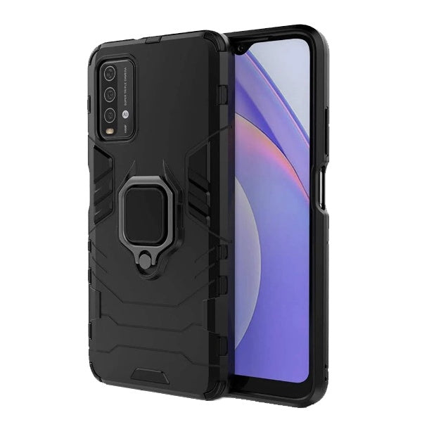 Capa de Proteção Militar Magnética Gift4Me Para Xiaomi Redmi Note 9 4G - Preto