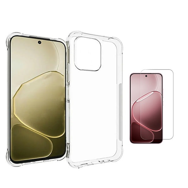 Kit Capa Super Proteção + Película de Vidro Temperado GIFT4ME Para Oppo A6 - Transparente