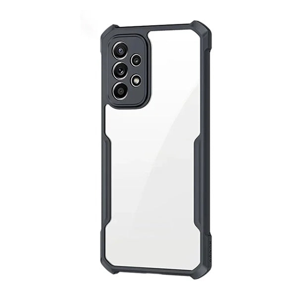 Capa Traseira Fumê Rígida GIFT4ME Para Samsung Galaxy A13 4G - Preto/Transparente