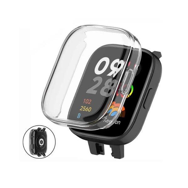 Capa Proteção Total Gift4Me Para Xiaomi Redmi Watch 5 Active - Transparente