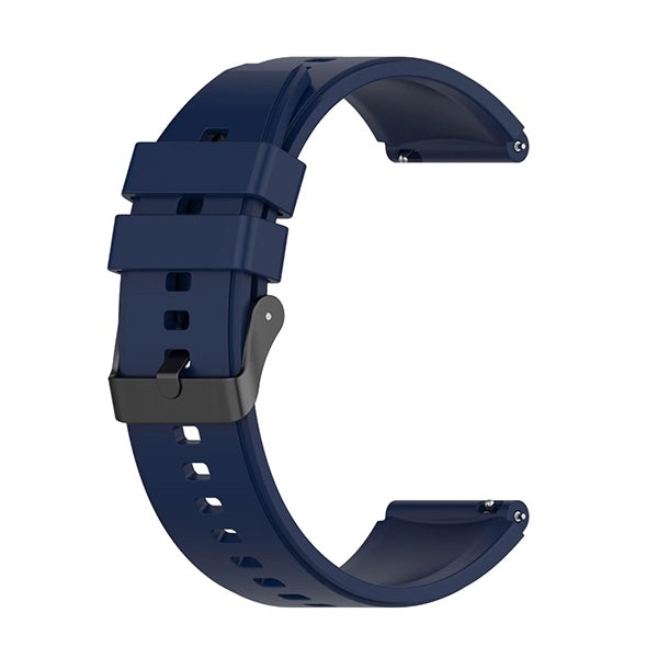 Bracelete Silicone Com Fivela GIFT4ME Para Garmin Approach S44 - Azul Escuro