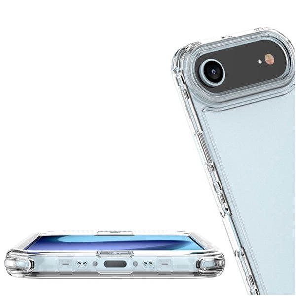 Kit Capa 360° Proteção Frente e Verso + 1 Handholder + 1 Suporte Handholder Branco GIFT4ME Para Apple iPhone 17 Air - Transparente/Branco