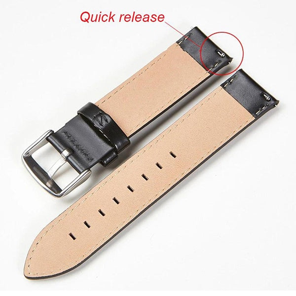 Bracelete de Couro Premium GIFT4ME Para Coros Apex 2 Pro - Preto