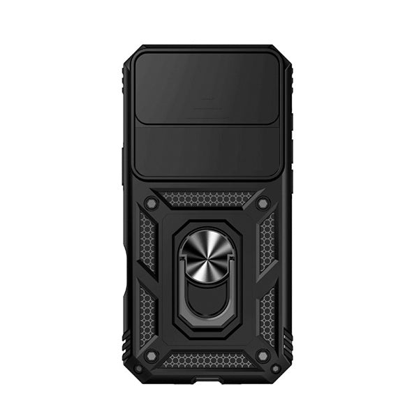 Kit Suporte de Carro Magnético L + Capa de Proteção Militar Magnética Janela Deslizante GIFT4ME Para Apple iPhone 17 Air - Preto