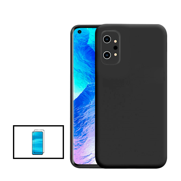 Kit Película de Vidro Temperado GorilasGlass + Capa Proteção Traseira Silicone para Realme GT Neo2