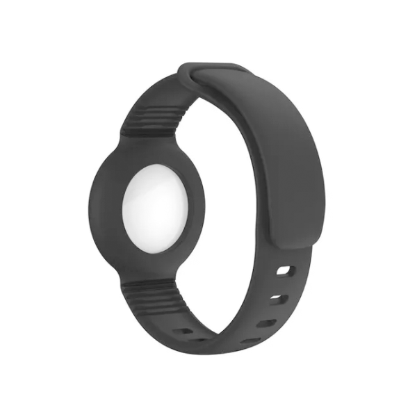 Bracelete Silicone para Apple AirTag - Preto