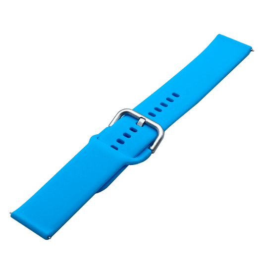 Bracelete Silicone Com Fivela para LG W100 - Azul Céu