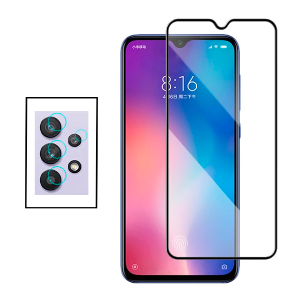 Kit Película Protectora para Câmara Traseira + Película de Vidro Temperado GorilasGlass para Samsung Galaxy A32 4G