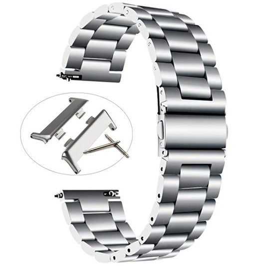 Bracelete de Aço + Ferramenta para Oppo Watch 46mm - Cinza