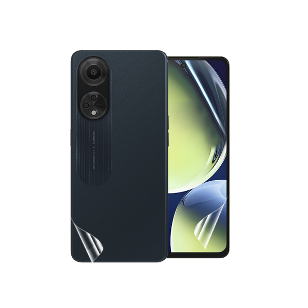 Kit Película Protectora de Hydrogel Frente e Verso para Oppo A1 5G - Transparente