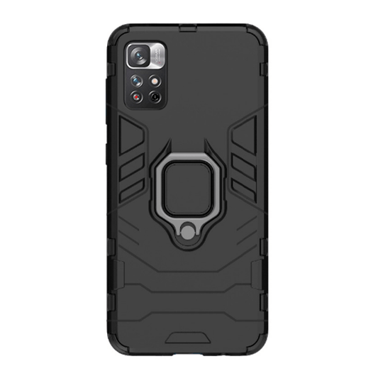 Capa de Proteção Militar Magnética para Xiaomi Poco M4 Pro - Preto