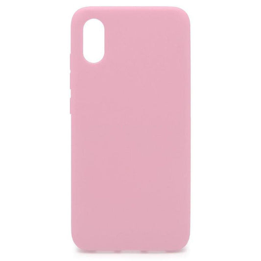 Capa Proteção Traseira Silicone para Xiaomi Mi 8 Pro - Rosa