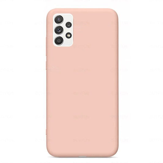 Capa Proteção Traseira Silicone para Samsung Galaxy A52 - Rosa