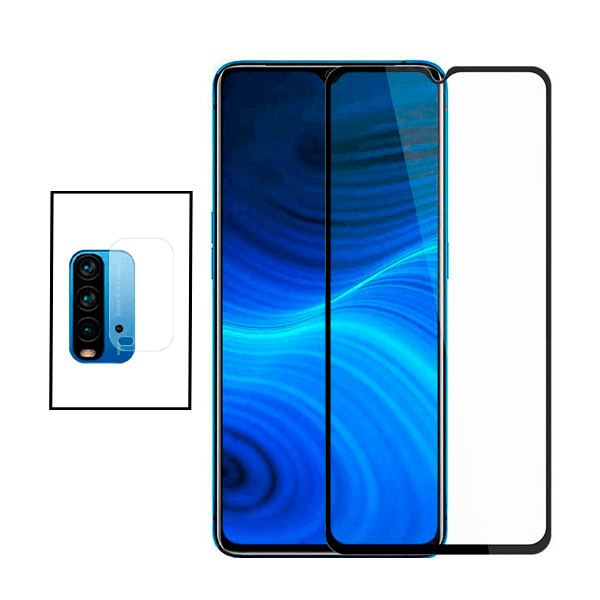 Kit Película Protectora para Câmara Traseira + Película de Vidro Temperado GorilasGlass para Xiaomi Redmi 9T