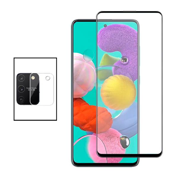 Kit Película Protectora para Câmara Traseira + Película de Vidro Temperado GorilasGlass para Samsung Galaxy S10 Lite