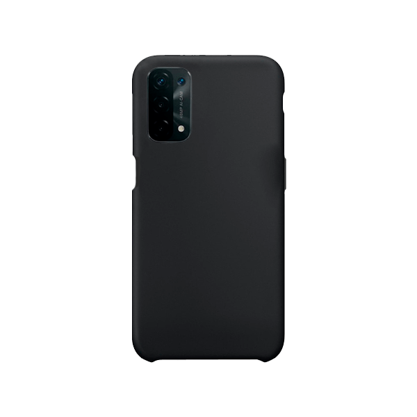 Capa Proteção Traseira Silicone para Oppo A54 5G - Preto