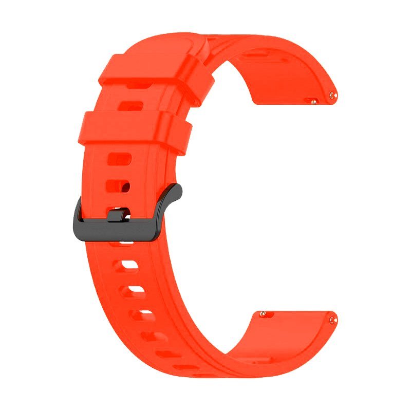 Bracelete Silicone Com Fivela para Amazfit Bip 3 Pro - Laranja
