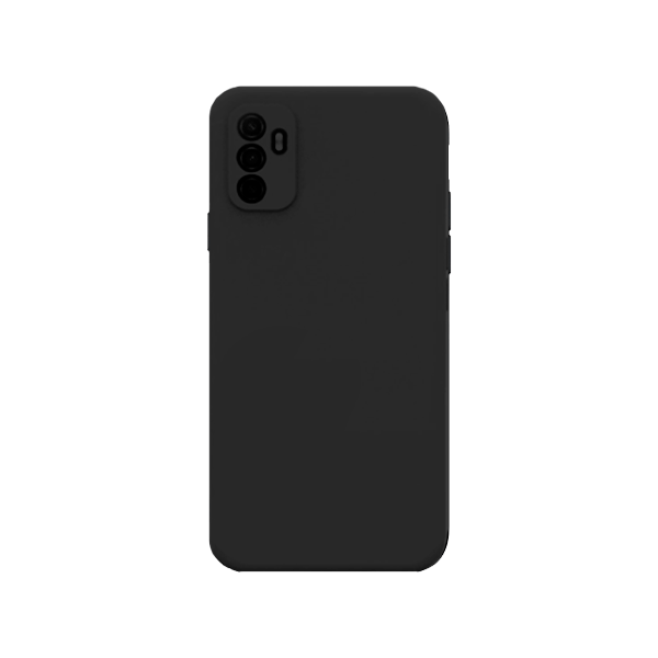 Capa Proteção Traseira Silicone para Oppo A94 5G - Preto