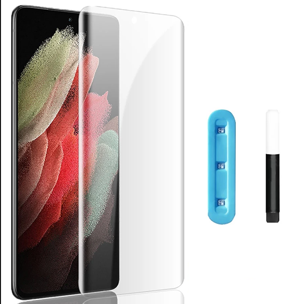 Película de Vidro Curvada Full Glue UV para Samsung Galaxy Note 10 Plus