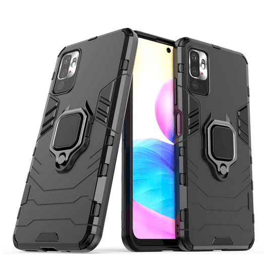 Capa de Proteção Militar Magnética para Xiaomi Redmi 10 2022 - Preto