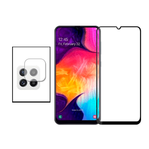 Kit Película Protectora para Câmara Traseira + Película de Vidro Temperado GorilasGlass para Samsung Galaxy F22