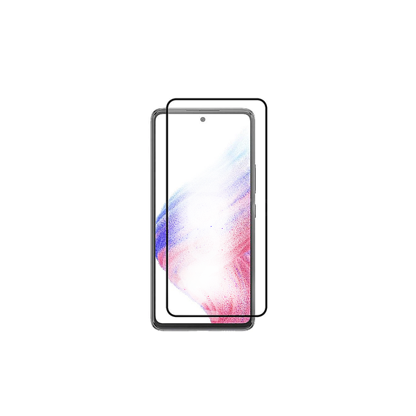 Película de Vidro Temperado GorilasGlass para Samsung Galaxy M54 5G - Transparente/Preto