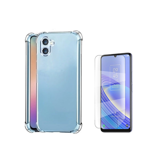 Kit Capa Traseira Super Proteção + Película de Hydrogel Frente Transparente Phonecare para Samsung A05 - Transparente