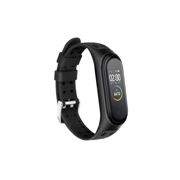 Bracelete Desportiva para Xiaomi Mi Band 7 - Preto / Preto