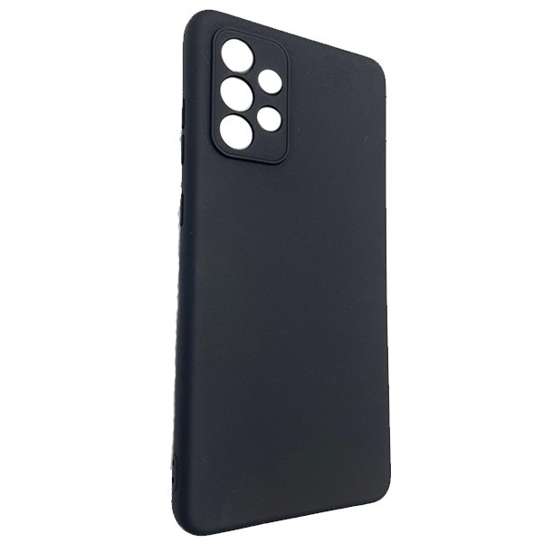 Capa Proteção Traseira Silicone para Samsung Galaxy A72 - Preto