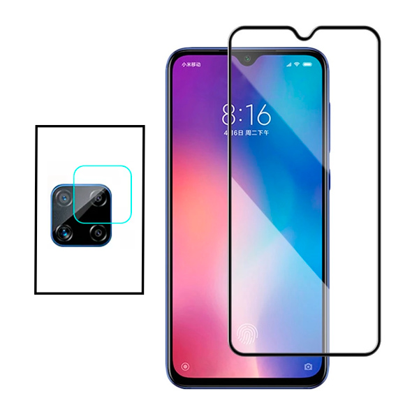 Kit Película Protectora para Câmara Traseira + Película de Vidro Temperado GorilasGlass para Realme C15