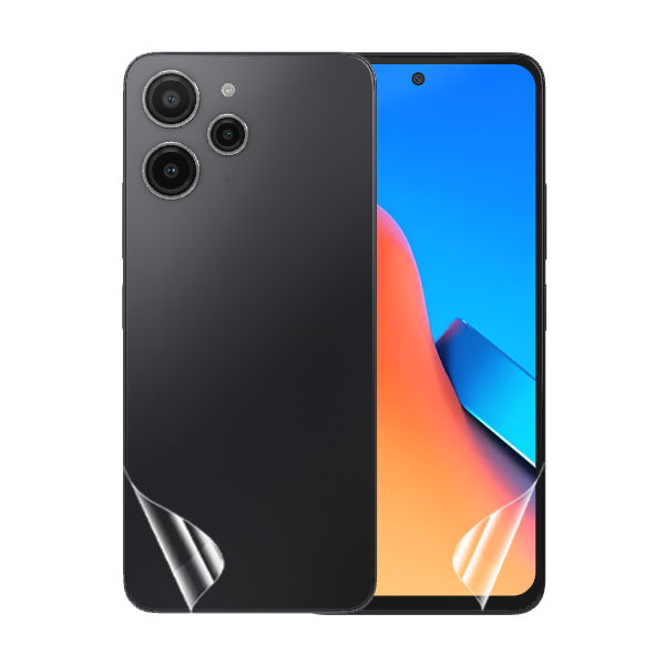 Kit Película Protectora de Hydrogel Frente e Verso para Xiaomi Redmi 12 - Transparente