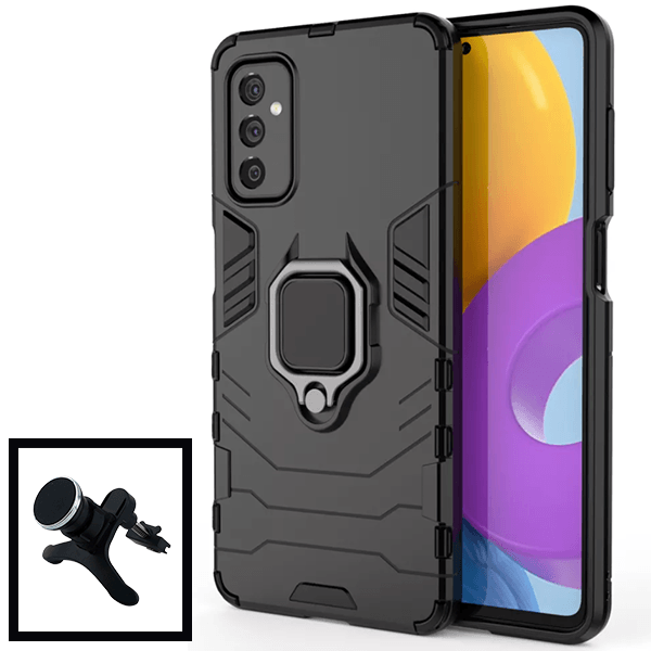 Kit Suporte Magnético Com Pernas + Capa de Proteção Militar Magnética para Samsung Galaxy M52 5G