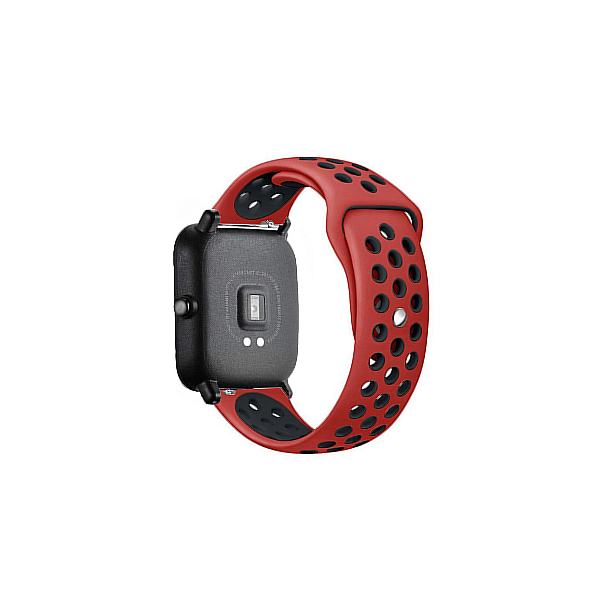 Bracelete Desportiva para OnePlus Nord Watch - Vermelho / Preto