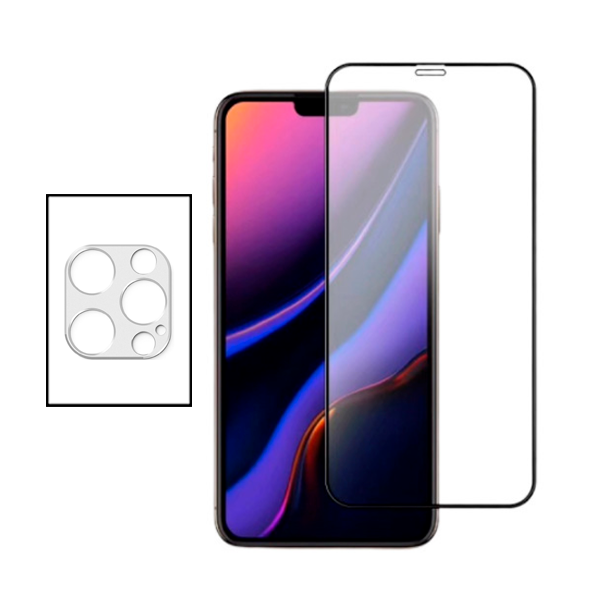 Kit Película Protectora para Câmara Traseira + Película de Vidro Temperado GorilasGlass para iPhone 11 Pro