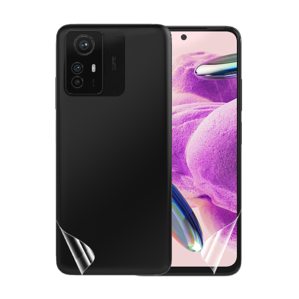 Kit Película Protectora de Hydrogel Frente e Verso para Xiaomi Redmi Note 12S - Transparente