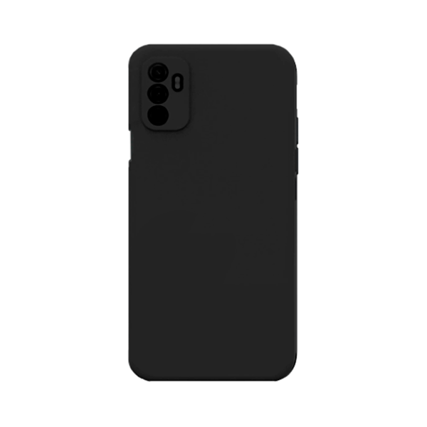 Capa Proteção Traseira Silicone para Oppo A11s - Preto